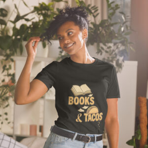 BOOKS & TACOS - Short-Sleeve Unisex T-Shirt